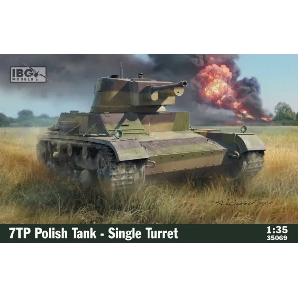 Model do sklejania 7TP Polish Tank Single Turret