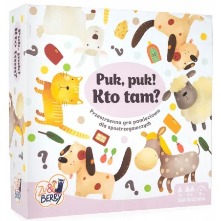 Gra Puk, Puk! Kto Tam? Przestrzenna gra pamięciowa