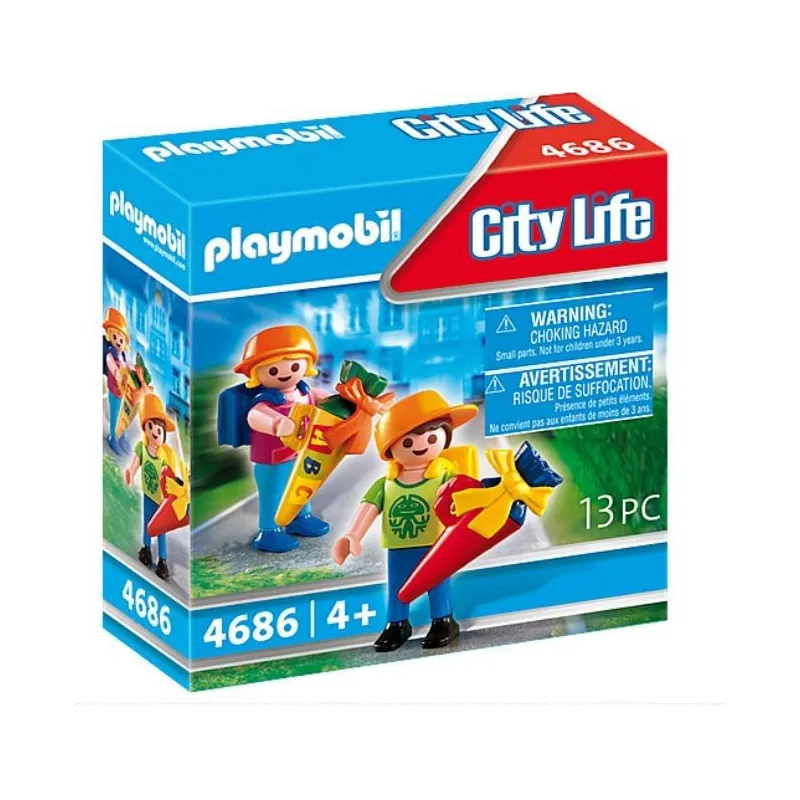 Zestaw z figurkami City Life 4686 Pierwszy dzień w szkole