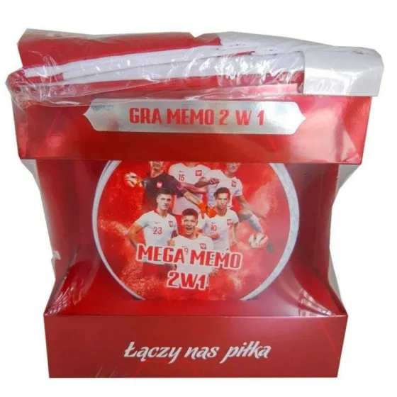 Gra Mega Memo 2 w 1 Puszka z szalikiem