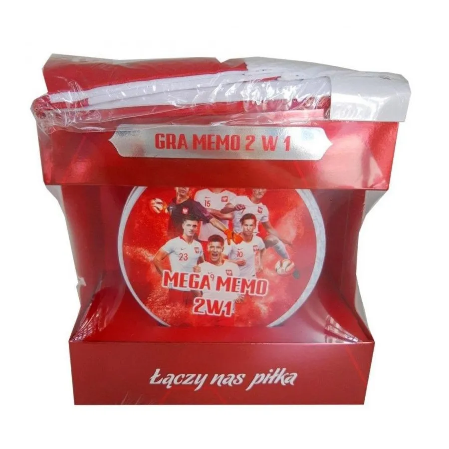 Gra Mega Memo 2 w 1 Puszka z szalikiem