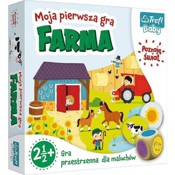 Gra Farma Moja pierwsza gra Trefl Baby