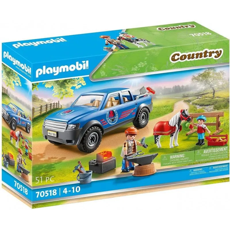 Zestaw figurek Country 70518 Mobilny kowal