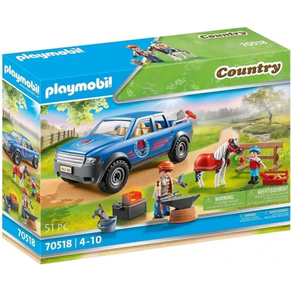 Zestaw figurek Country 70518 Mobilny kowal