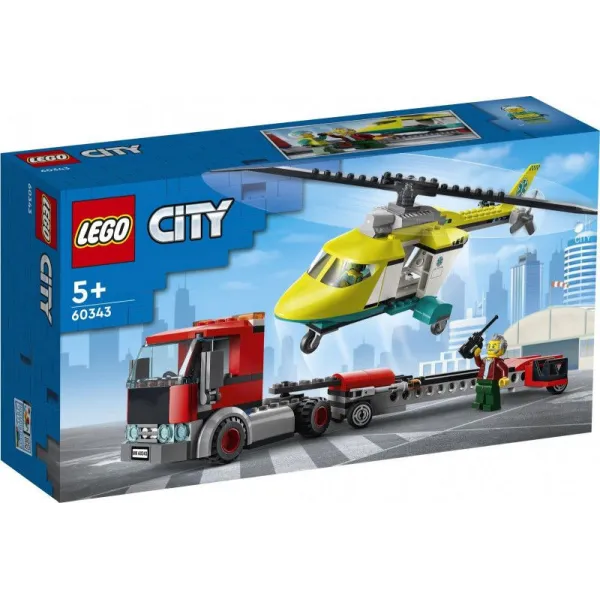 Klocki City 60343 Laweta helikoptera ratunkowego