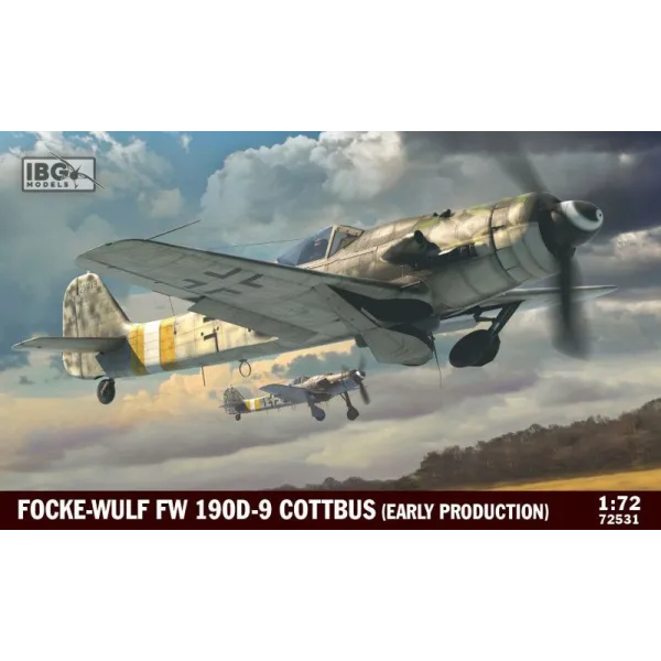 Model plastikowy Focke Wulf Fw 190D-9 Cottbus (wczesna produkcja)