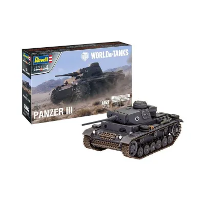 Model plastikowy Czołg PzKpfw III Ausf. L World of Tanks