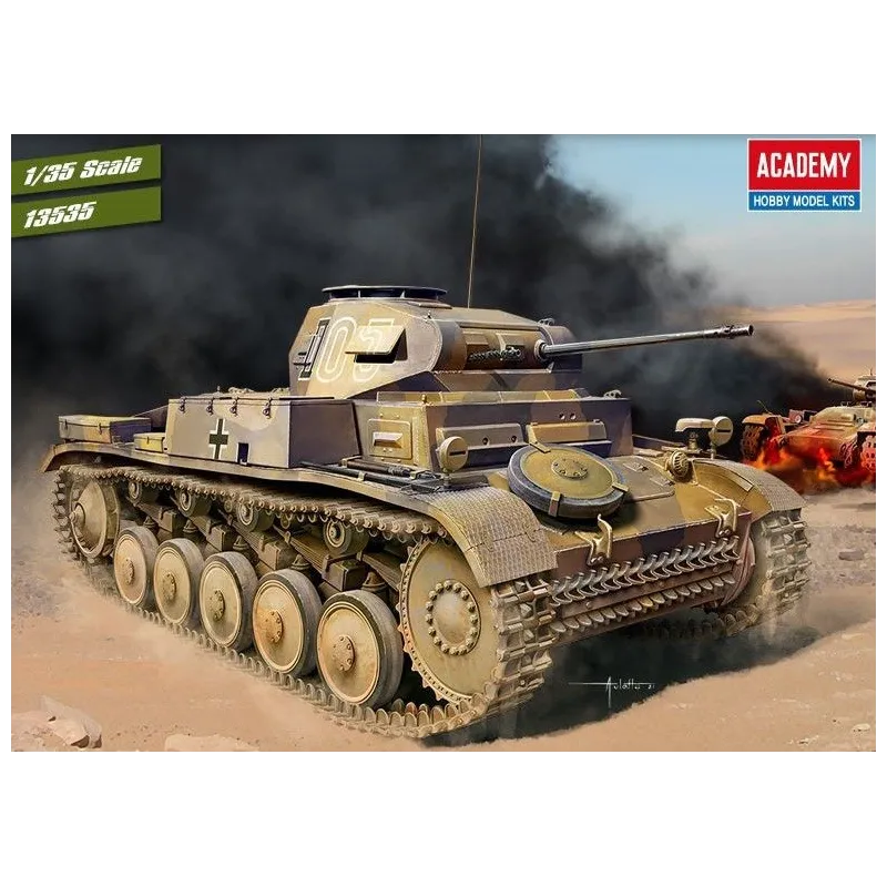 Model plastikowy PzKpfw II Ausf.F North Africa 1/35