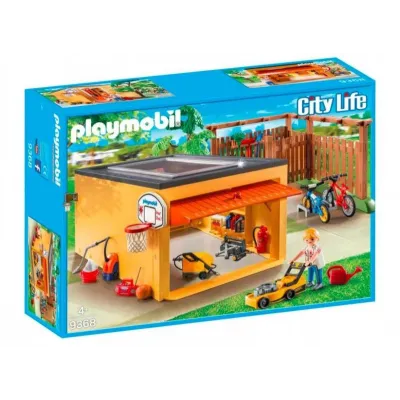 Zestaw z figurką City Life 9368 Garaż z miejscem na rower