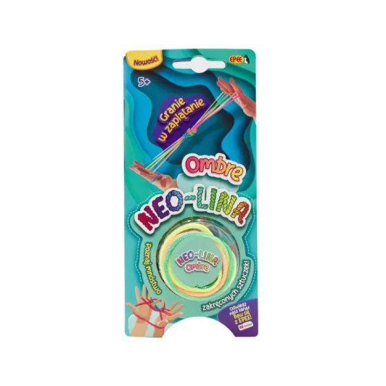 Gra Neo-lina OMBRE pomarańczowo-żółto-zielony