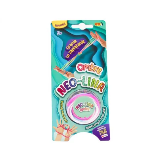 Gra Neo-lina OMBRE niebiesko-biało-różowy