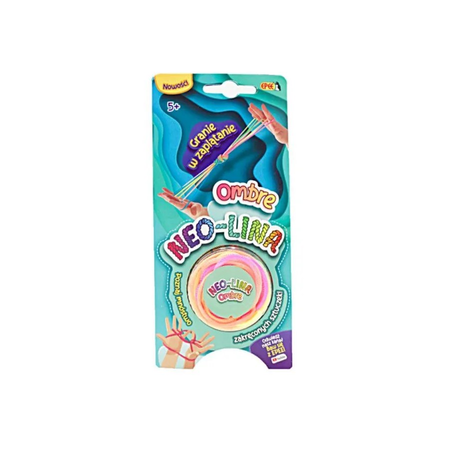 Gra Neo-lina OMBRE pomarańczowo-żółto-różowy