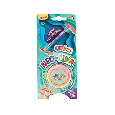 Gra Neo-lina OMBRE pomarańczowo-żółto-różowy
