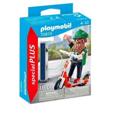 Zestaw z figurką Special Plus 70873 Hipster z elektryczną hulajnogą