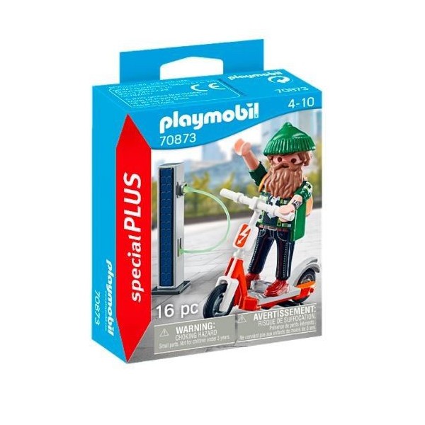 Zestaw z figurką Special Plus 70873 Hipster z elektryczną hulajnogą