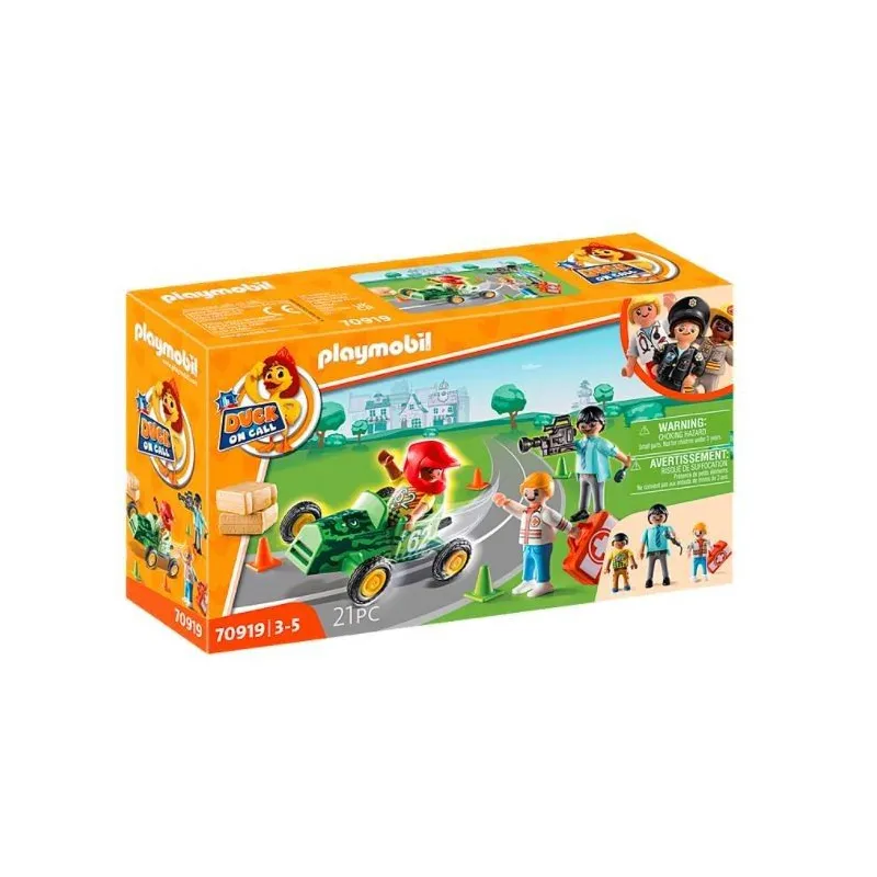 Zestaw z figurką DUCK ON CALL 70918 Akcja ratunkowa Pomóż kierowcy rajdowemu