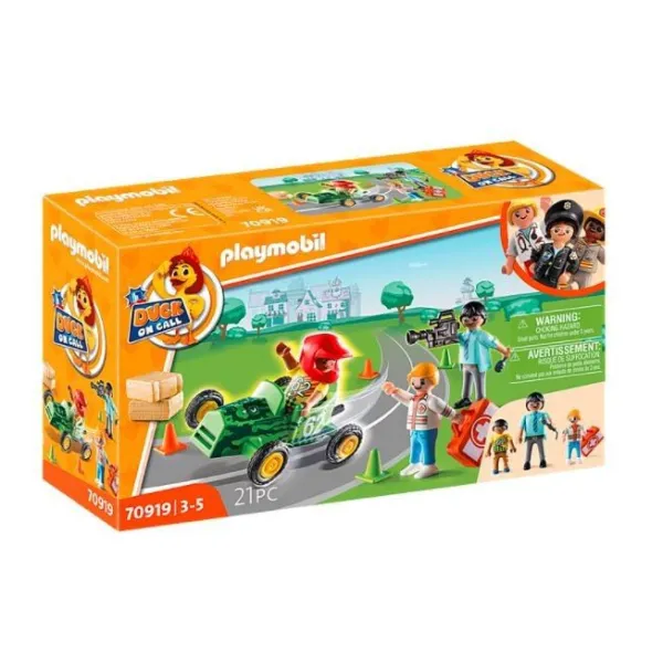 Zestaw z figurką DUCK ON CALL 70918 Akcja ratunkowa Pomóż kierowcy rajdowemu