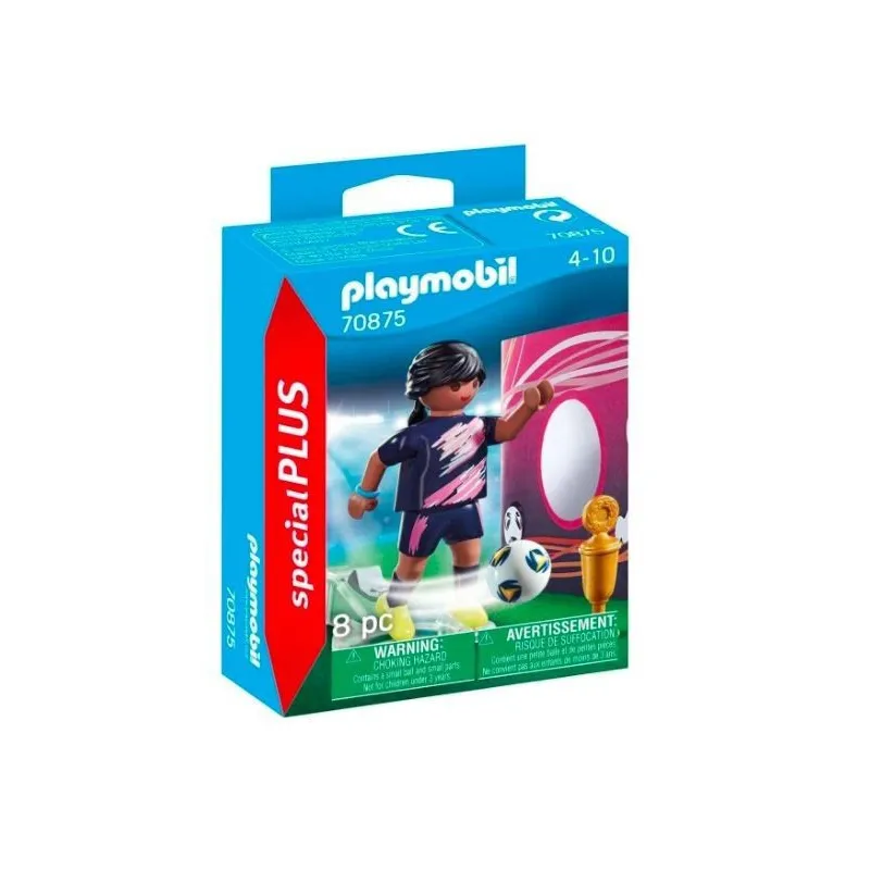 Zestaw z figurką Special Plus 70875 Piłkarka z bramką