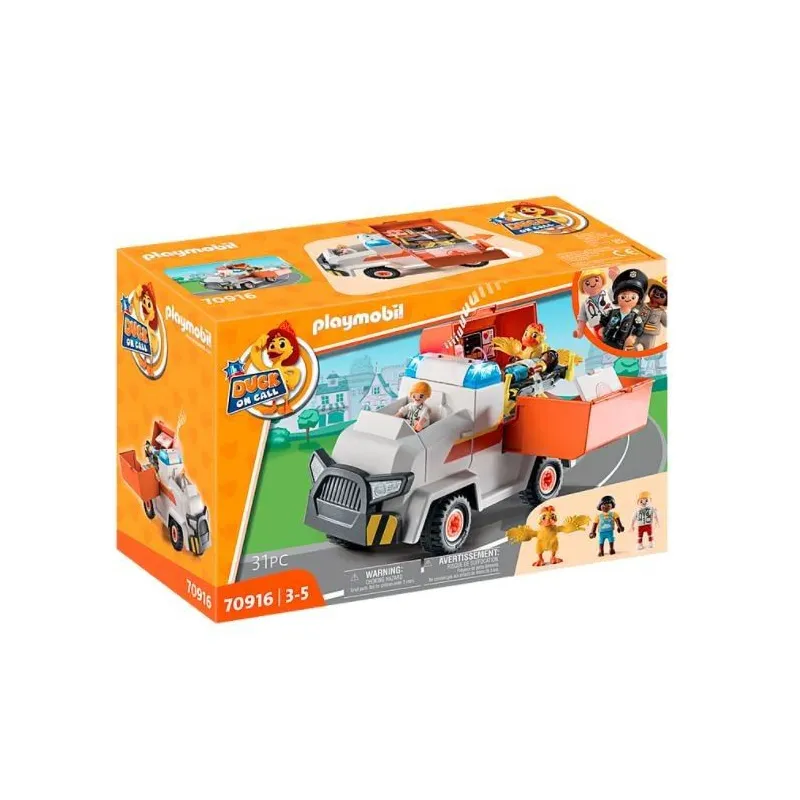 Zestaw z figurką DUCK ON CALL 70916 Ambulans pogotowia