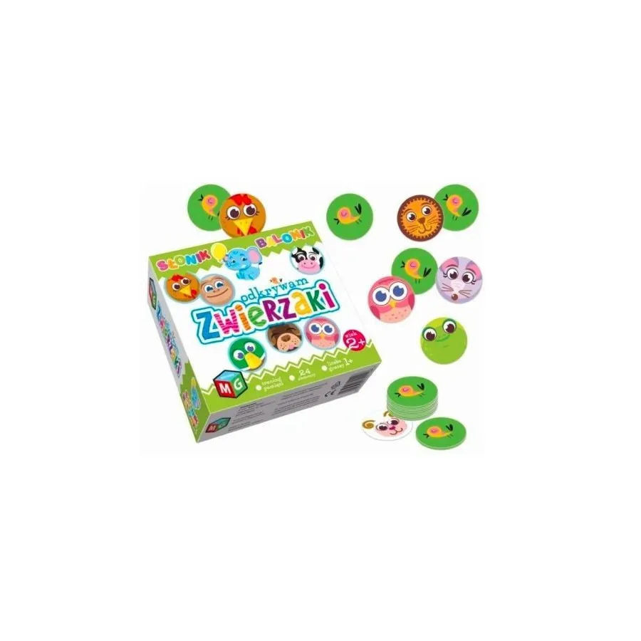 Gra Odkrywam Zwierzaki Słonik Balonik