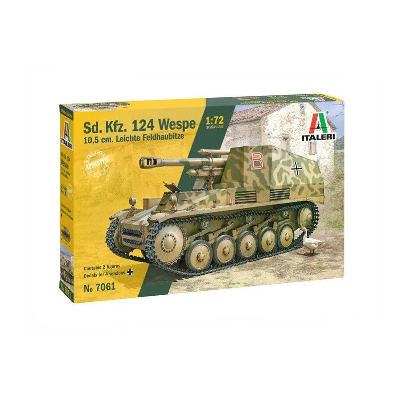 Model plastikowy SD.KFZ 124 WESPE 1/72