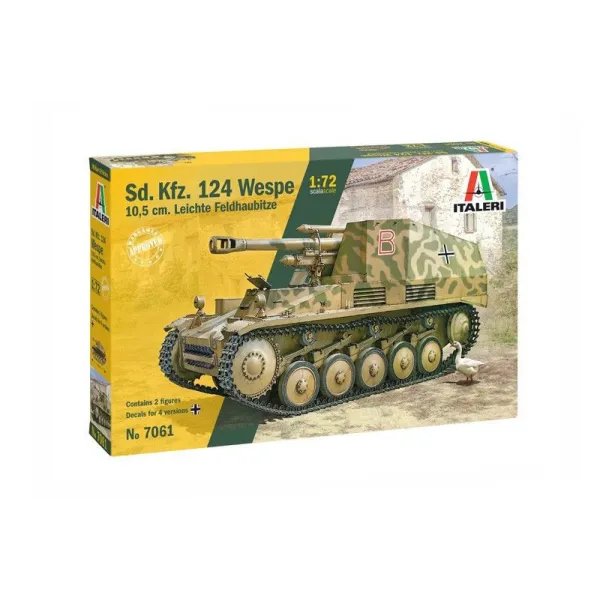 Model plastikowy SD.KFZ 124 WESPE 1/72