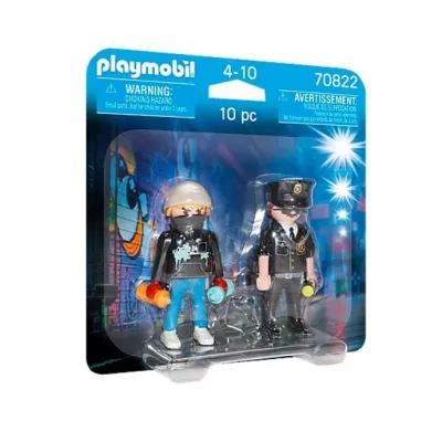 Figurki Duo Pack 70822 Policjant i grafficiarz
