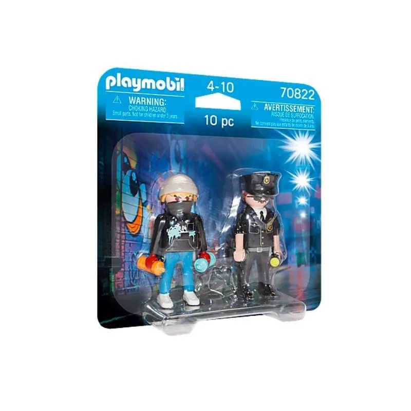 Figurki Duo Pack 70822 Policjant i grafficiarz
