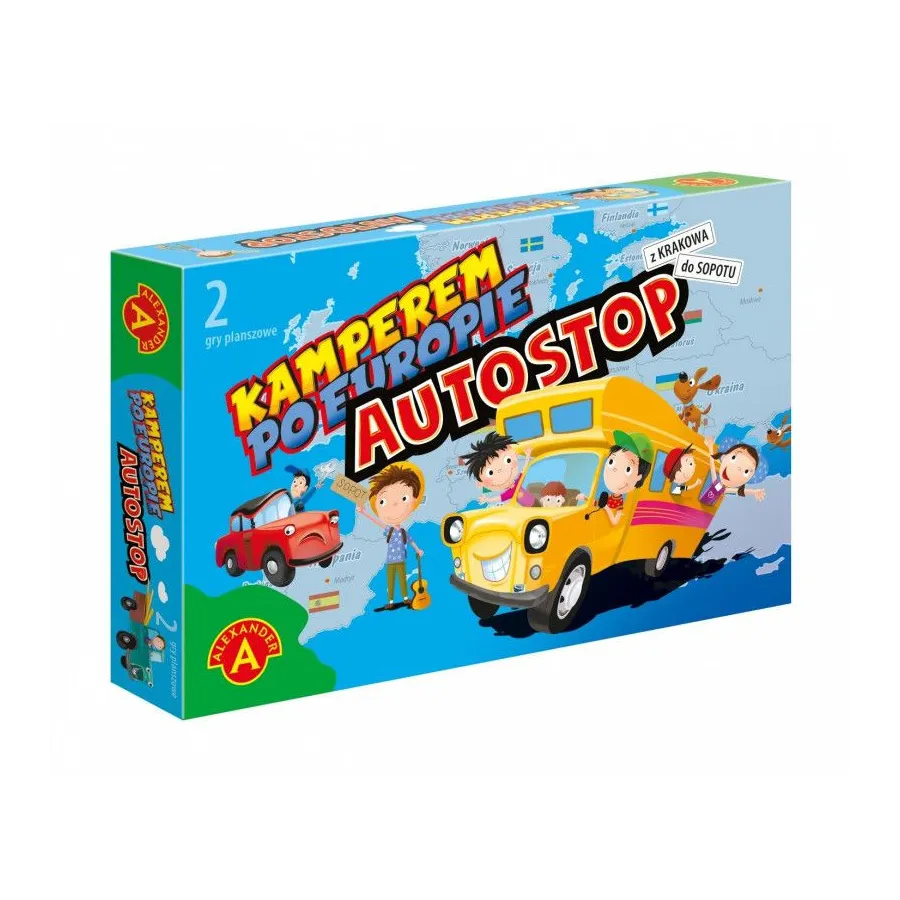 Gra Kamperem po Europie - Autostop 2w1