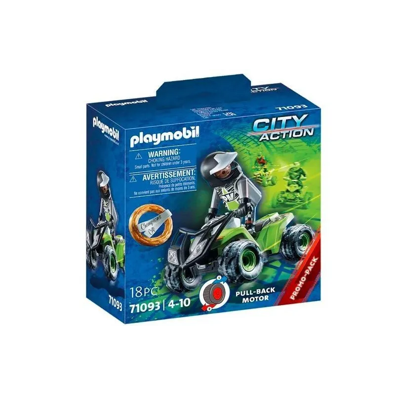 Klocki Zestaw z figurką City Action 71093 Wyścigowy Speed Quad