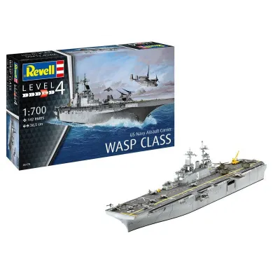 Model plastikowy US Navy Assault Carrier 1/700