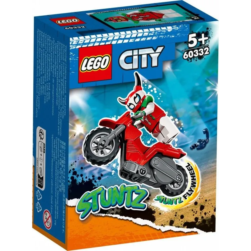 Klocki City 60332 Motocykl kaskaderski brawurowego skorpiona
