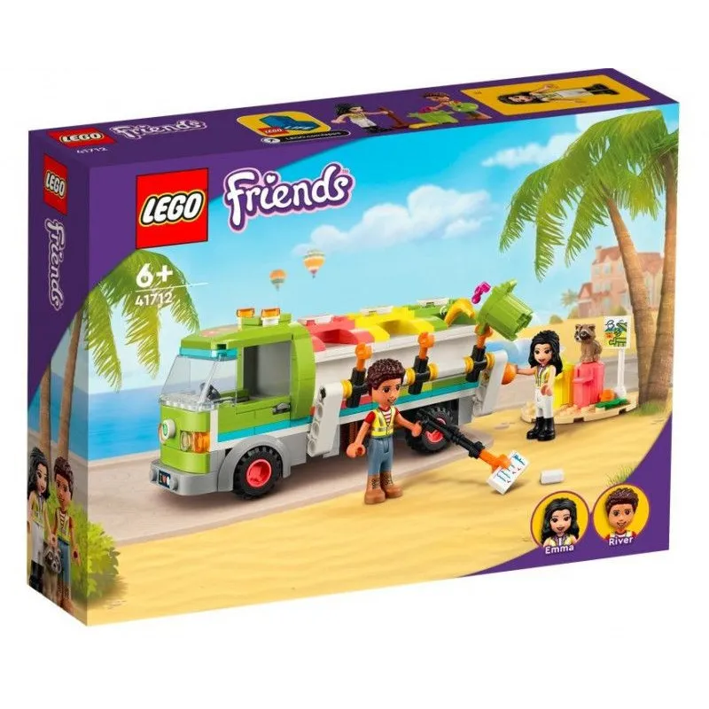 FRIENDS Klocki 41712 Ciężarówka recyklingowa