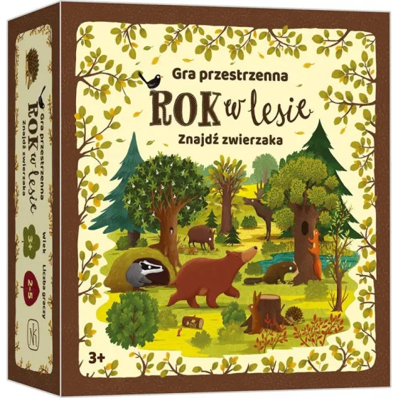 Gra Rok w lesie. Znajdź zwierzaka