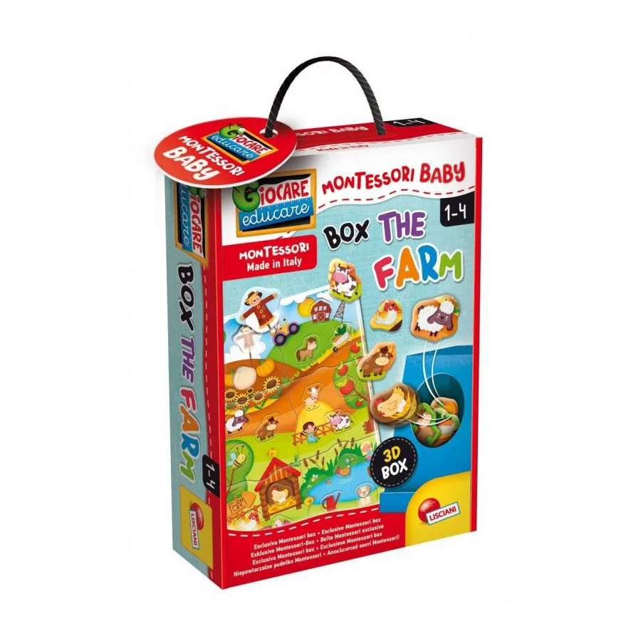 Gra Montessori Baby Pudełko - Farma