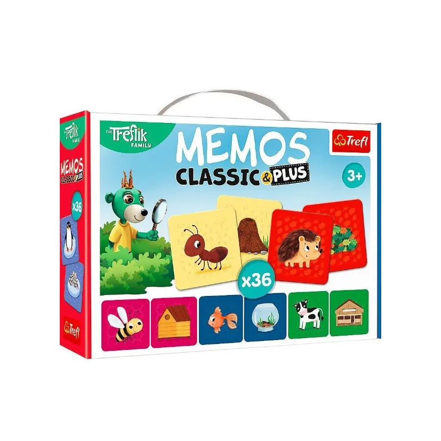Gra Memos Classic Plus Zwierzęta i ich dom
