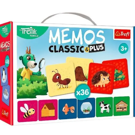 Gra Memos Classic Plus Zwierzęta i ich dom
