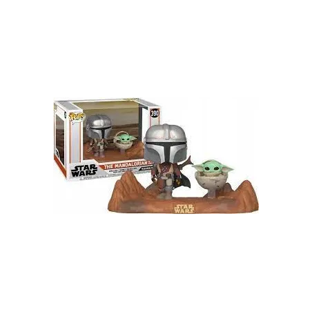 Funko POP 2-Pack Mandalorian & Child The Mandalorian Moment! 390