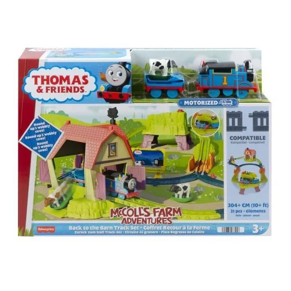 Zestaw z lokomotywą i torami Tomek i Przyjaciele Przygoda na farmie McColla