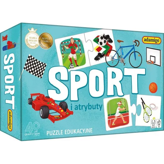 Gra Sport i atrybuty - puzzle