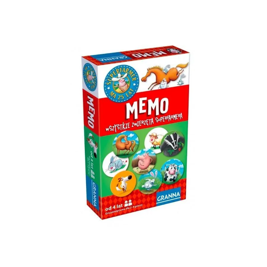 Gra Memo Wszystkie zwierzęta superfarmera