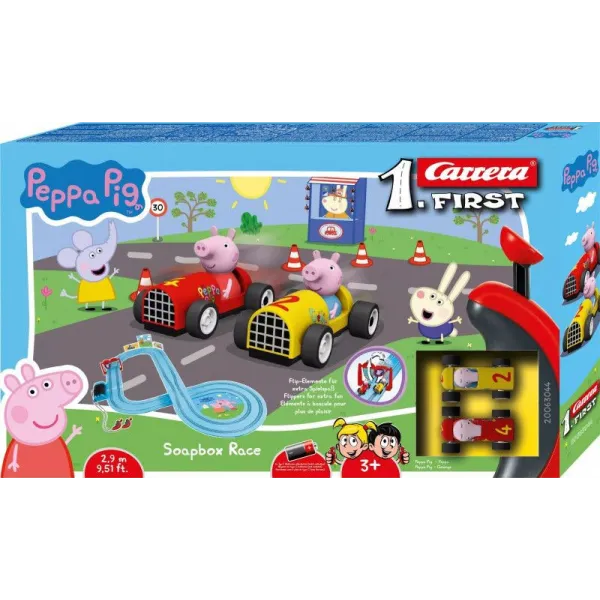 Tor First Świnka Peppa wyścigi mydelniczek