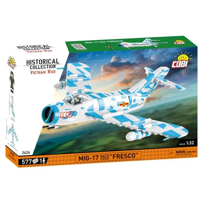 Klocki Historicall Collection Vietnam War MIG17 Nato Code Fresco