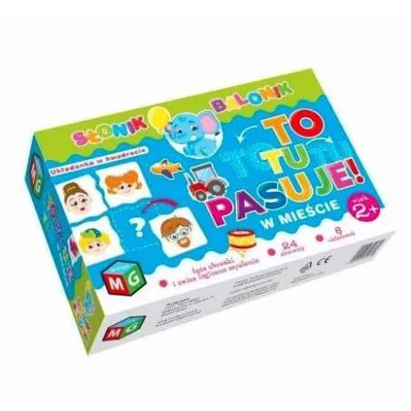 Gra To tu pasuje W mieście - Słonik Balon MULTIGRA
