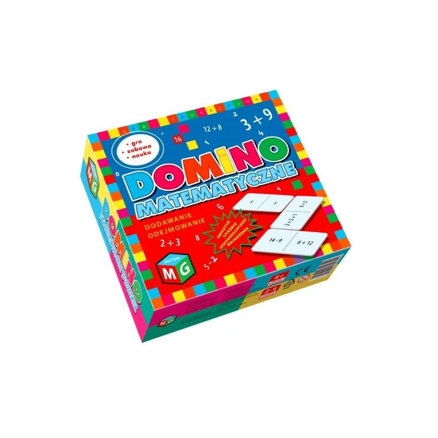 Gra Domino matematyczne dodawanie i odejmowanie