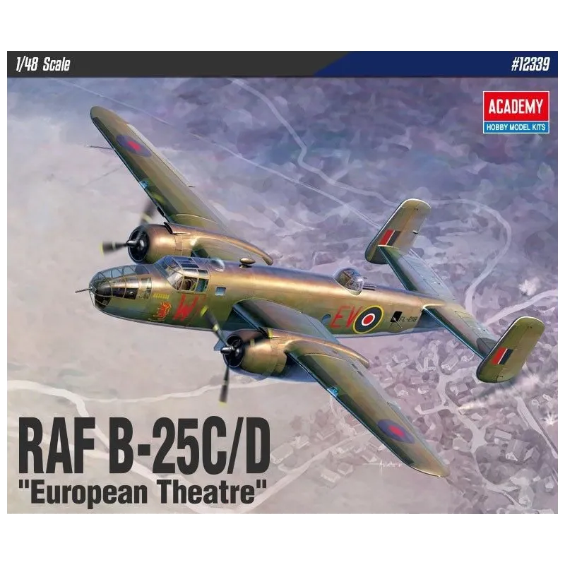 Model plastikowy B-25C/D European Theatre