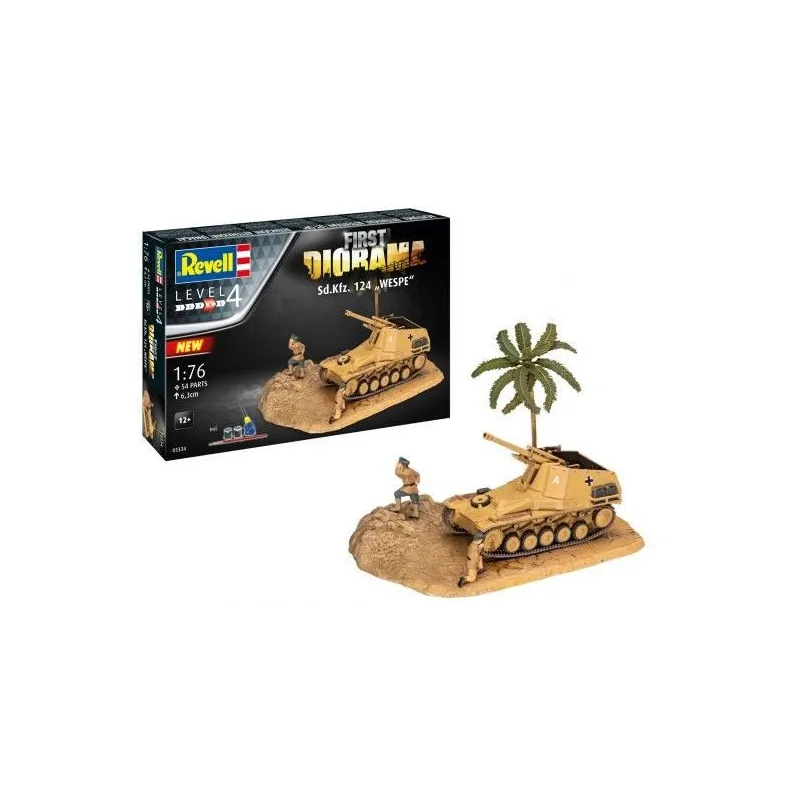 Model plastikowy First Diorama set SD.KFZ.124 1/76