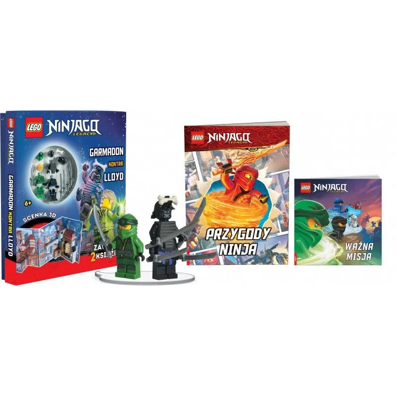 Zestaw książek z klockami LEGO Ninjago. Garmadon kontra Lloyd