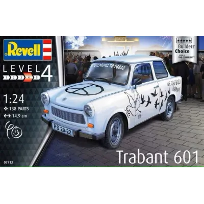 Model plastikowy Trabant 601S Builders Choice 1/24