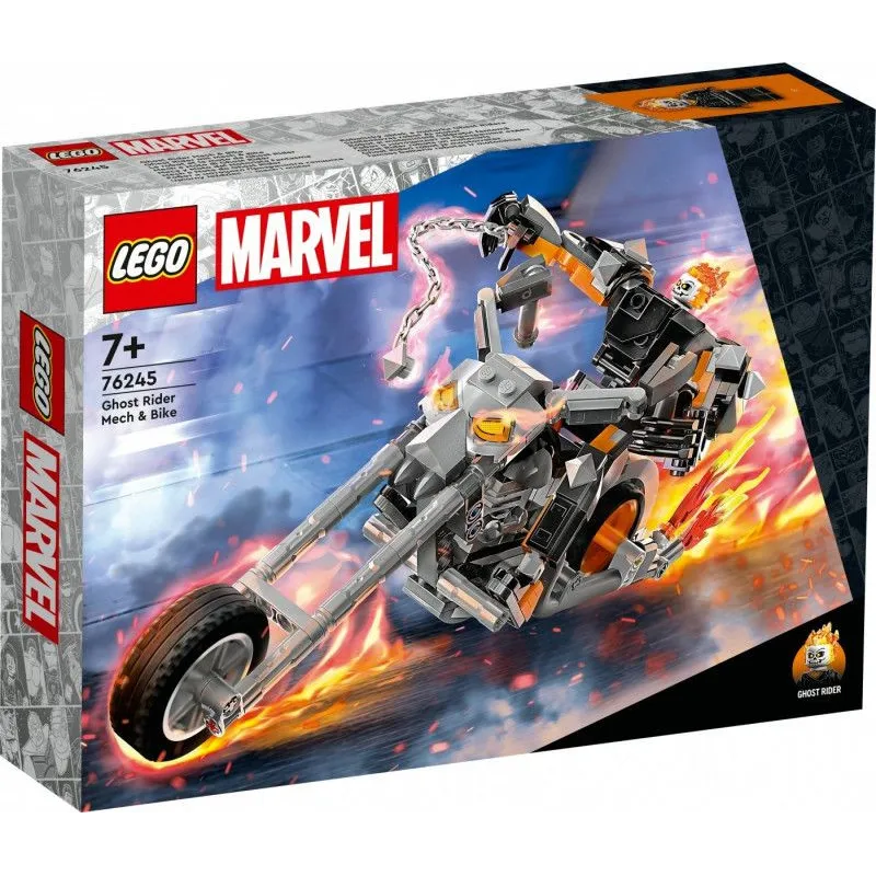 Klocki Super Heroes 76245 Upiorny Jeździec - mech i motor